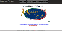 Desktop Screenshot of calzaturemattei.com