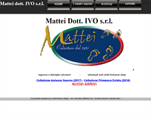 Tablet Screenshot of calzaturemattei.com